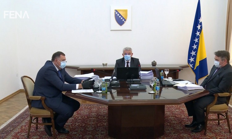 Danas sjednica Predsjedništva Bosne i Hercegovine