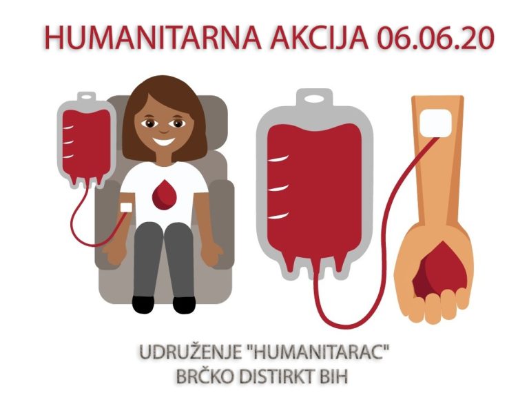 Udruženje “HUMANITARAC” BD-BiH 06.06.20 poziva na HUMANITARNU AKCIJU DARIVANJA KRVI! Udruženje “HUMANITARAC” BD-BiH 06.06.20 poziva na HUMANITARNU AKCIJU DARIVANJA KRVI!