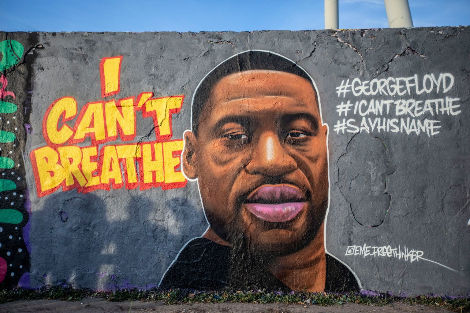 Hiljade ljudi na komemoraciji Floydu