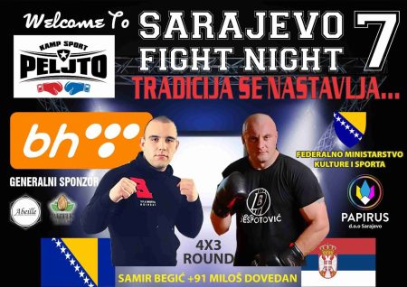 MENSUR PELJTO: Manifestacija Sarajevo Fight Night ipak će biti održana u Skenderiji !