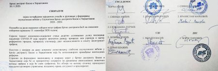 Srpski predstavnici u Brčkom potpisali SPORAZUM zajedničkog nastupa pri formiranju nove vlasti u Brčko distriktu BiH