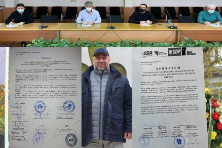 MEHMEDALIJA KARAMUJIĆ ispred SBIH ipak podržao BOŠNJAČKI SPORAZUM potpisan sa SDA,SDP i Alijom Denjagićem!