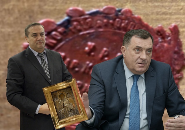 VASKOVIĆ: Mile Radišić, vlasnik firme “Grand trade”  poklonio ukradenu ikonu iz Luganska kumu Miloradu Dodiku!