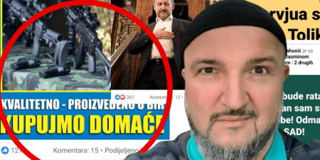 MIRNO SPAVAJTE, BOTOVI NAS BRANE! Agent za nekretnine aktivista SDA iz Luksemburga poziva da se kupuje oružje domaćeg porijekla!