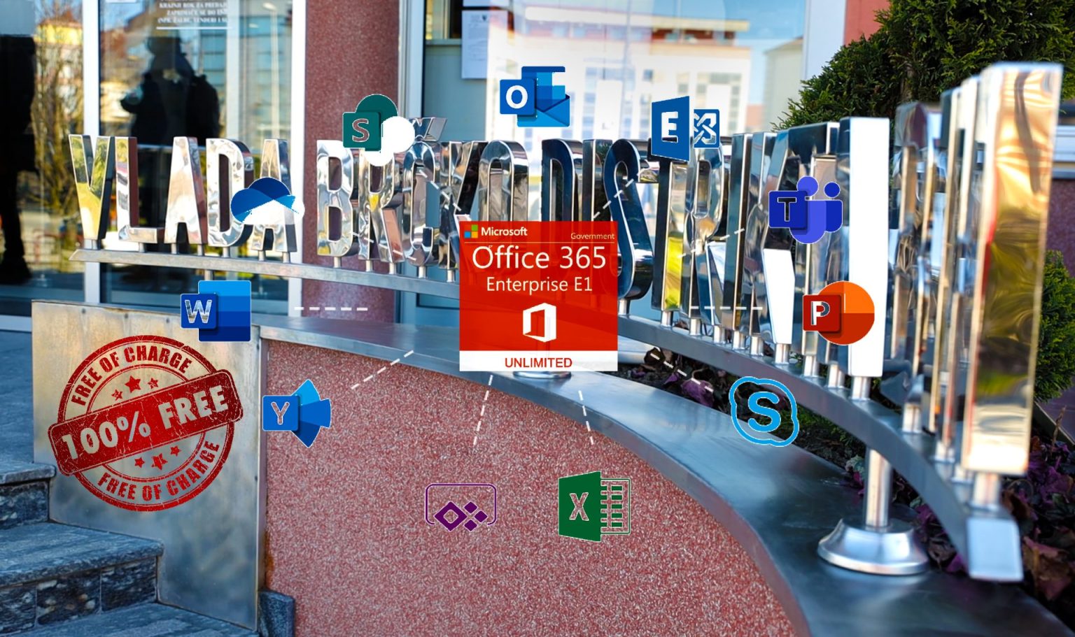 Vlada Brčko distrikta BiH posjeduje milion besplatnih  licenci za web platformu “MICROSOFT OFFICE 365 E1” namijenjenu za online nastavu, ali je ne koristi jer je besplatna !
