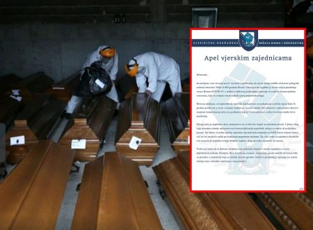 Apel ‘Ujedinjene građanske države BiH’: Vjerske zajednice da prilagode cijene ukopa umrlih od korone