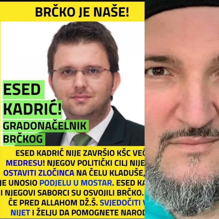 Jasmin Mulahusić kog Tužilaštvo BiH povezuje sa Al-Kaidom često je u svojim objavama hvalio Gradonačelnika Brčko distrikta BiH Eseda Kadrića! Jasmin Mulahusić kog Tužilaštvo BiH povezuje sa Al-Kaidom često je u svojim objavama hvalio Gradonačelnika Brčko distrikta BiH Eseda Kadrića!