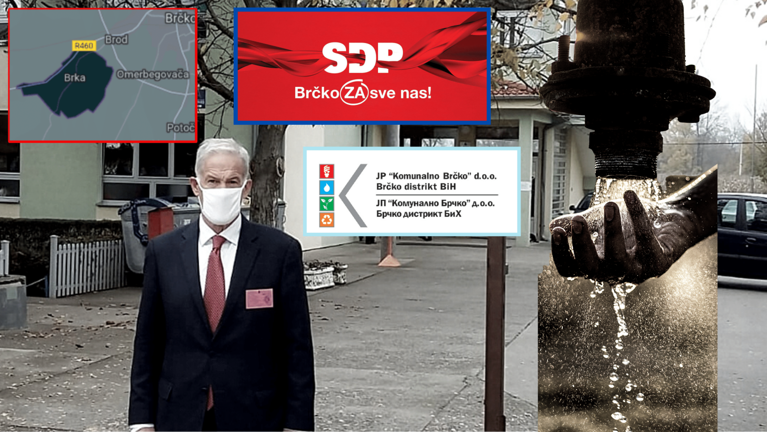Da li SDP u Brčkom ucjenjuje mještane Brke presjecanjem  vodosnadbjevanja kadrovsko rodbinskim vezama u “JP KOMUNALNO” ?