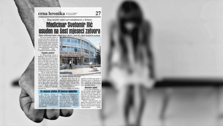 Svetomir Ilić osuđen na šest mjeseci zatvora zbog bludnih radnji nad maloljetnicom u Brčkom! Svetomir Ilić osuđen na šest mjeseci zatvora zbog bludnih radnji nad maloljetnicom u Brčkom!
