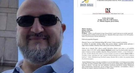 ZBOG NOVIH PRIJETNJI I RASPIRIVANJA GOVORA MRŽNJE / Udruženje BH novinari i Linija za pomoć traže pokretanje istrage protiv Mulahusića od Tužilaštva BiH