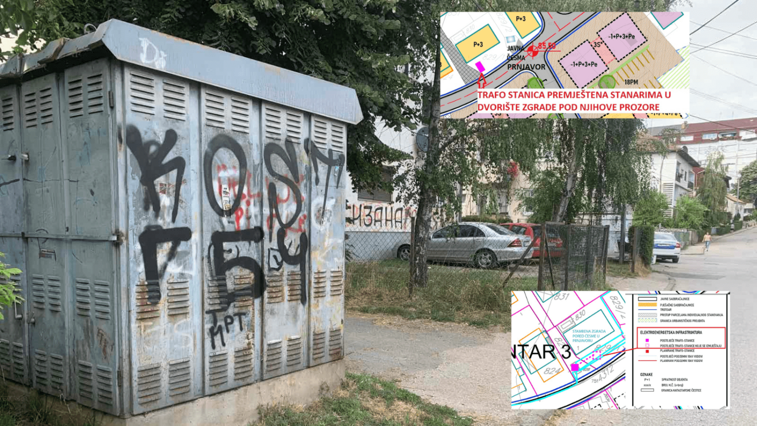 NEVJEROVATNO: Novi Regulacioni plan u naselju “Centar II” (Prnjavor) Brčko, planira premještanje “Trafo stanice” sa javnog puta u dvorište zgrade pod prozore stanara!!!