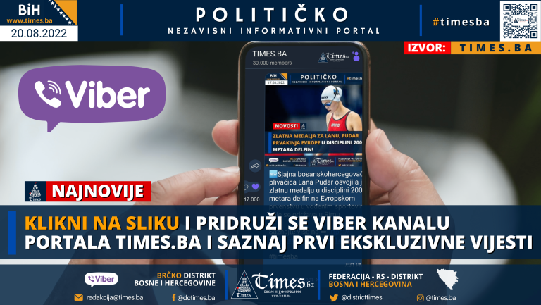 Viber kanal portala “TIMES.BA”