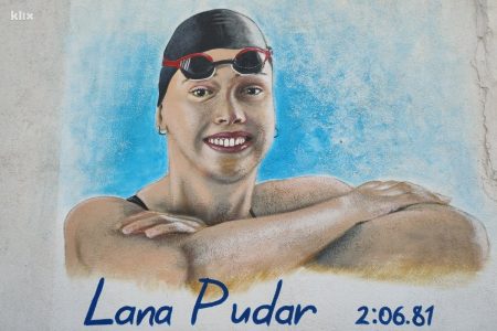Lana Pudar nakon evropskog zlata dobila mural u svom Mostaru
