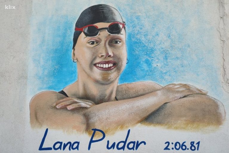 Lana Pudar nakon evropskog zlata dobila mural u svom Mostaru Lana Pudar nakon evropskog zlata dobila mural u svom Mostaru