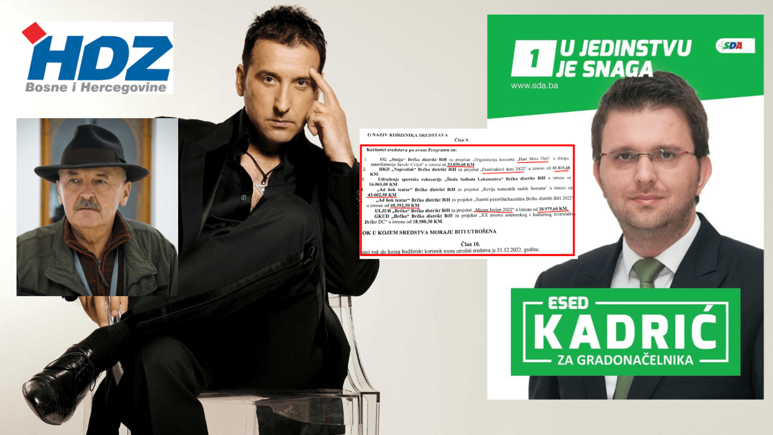 ESKLUZIVNO: Koncert grupe Hari Mata Hari koštao 53.050KM Vlada distrikta platila 4 muzička događaja ukupno 230.034KM u okviru manifestacije “BRČANSKO LJETO-SAVSKI CVIJET 2022”