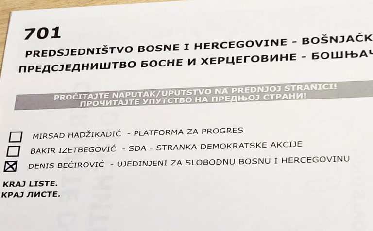 Na glasačkim listićima napisano pitanje u suprotnosti sa ustavom BiH?