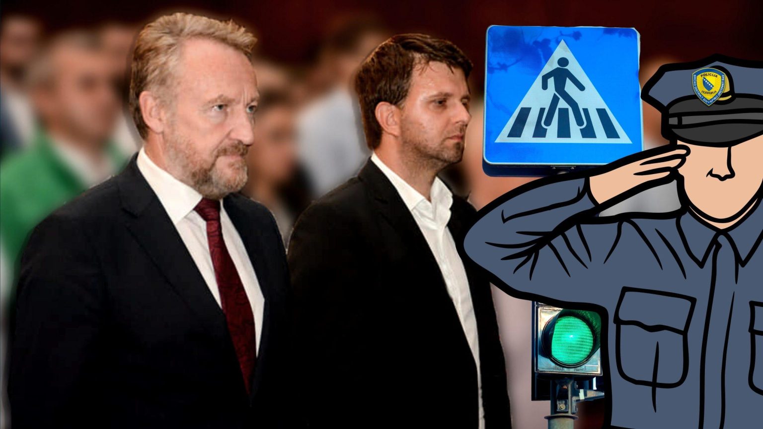 PROĐI SA MNOM KROZ CRVENO 2: Gradonačelnik BD BIH Esed Kadrić nakon prolaska kroz crveno nije propustio pješake na prelazu dok ga je Policija pod rotacijama jurila i signalizacijom pokušavala da zaustavi na što se on oglušio!