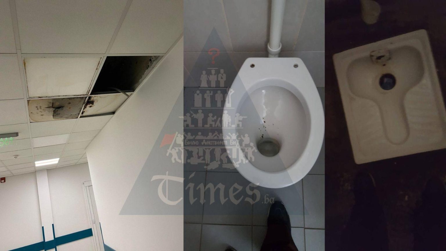 Zastrašujući prizori katastrofalnog stanja i opštih (ne)uslova za rad i prijem na odjelu hirurgije u Bolnici JZU Brčko distrikta BiH (VIDEO/FOTO)