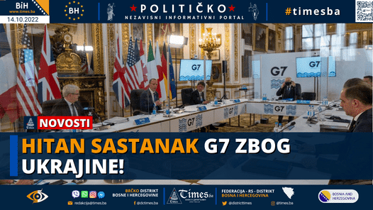 Hitan sastanak G7 zbog Ukrajine