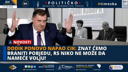 Dodik ponovo napao CIK: Znat ćemo braniti pobjedu, RS niko ne može da nameće volju!