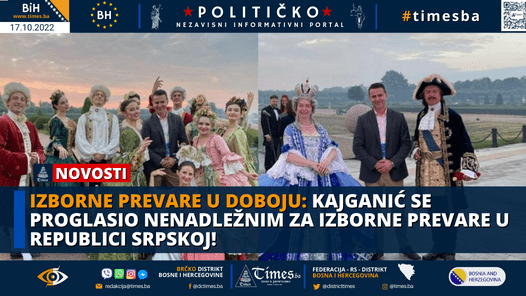 Izborne prevare u Doboju: Kajganić se proglasio nenadležnim za izborne prevare u Republici Srpskoj!