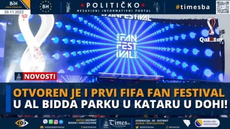Otvoren je i prvi FIFA Fan Festival u Al Bidda Parku u Kataru u Dohi!