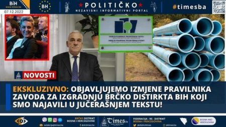 EKSKLUZIVNO: Objavljujemo izmjene pravilnika Zavoda za izgradnju Brčko distirkta BiH koji smo najavili u jučerašnjem tekstu!