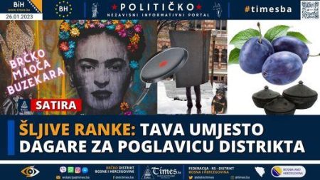 ŠLJIVE RANKE: Tava umjesto dagare za Poglavicu Distrikta!