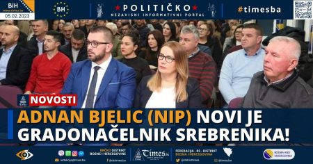 Adnan Bjelic (NIP) novi je Gradonačelnik Srebrenika!