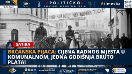 BRČANSKA PIJACA: Cijena radnog mjesta u Komunalnom, jedna godišnja bruto plata!