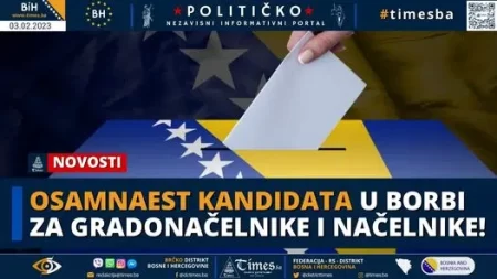 Osamnaest kandidata u borbi za gradonačelnike i načelnike!