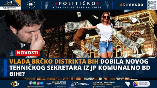 Vlada Brčko distrikta BiH dobila novog tehničkog sekretara iz JP Komunalno BD BIH!?