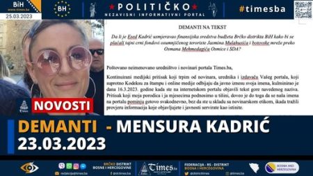 Demanti Mensura Kadrić 23.03.2023