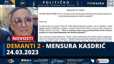 Demanti 2 – Mensura Kasdrić 24.03.2023