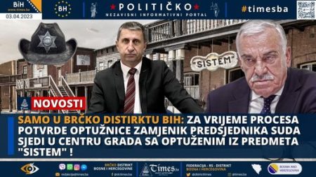 Samo u Brčko distirktu BiH: Za vrijeme procesa potvrde optužnice zamjenik predsjednika suda sjedi u centru grada sa optuženim iz predmeta “SISTEM” !
