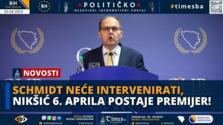 Schmidt neće intervenirati, Nikšić 6. aprila postaje premijer!