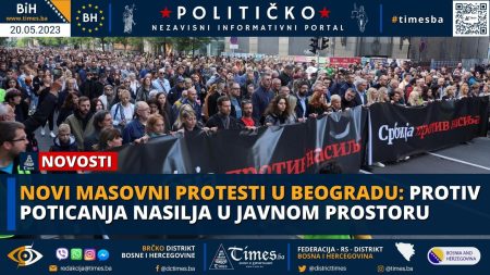 Novi masovni protesti u Beogradu: Protiv poticanja nasilja u javnom prostoru