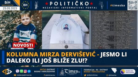 KOLUMNA MIRZA DERVIŠEVIĆ- Jesmo li daleko ili još bliže zlu!?