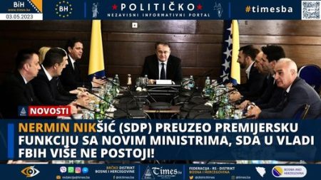 Nermin Nikšić (SDP) preuzeo premijersku funkciju sa novim ministrima, SDA u Vladi FBiH više ne postoji!