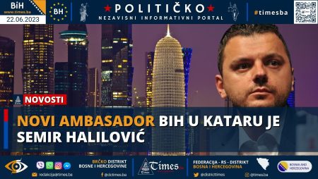 Novi ambasador BiH u Kataru je Semir Halilović