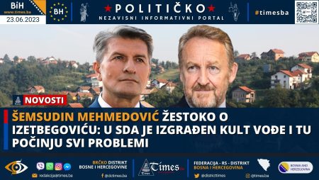 Šemsudin Mehmedović žestoko o Izetbegoviću: U SDA je izgrađen kult vođe i tu počinju svi problemi
