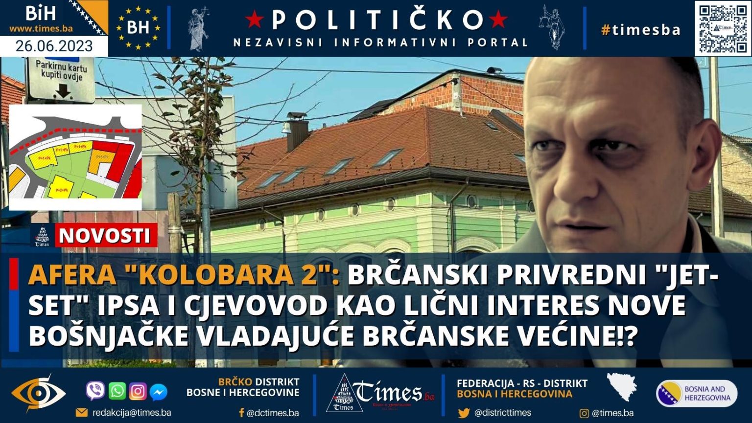AFERA “KOLOBARA 2”: Brčanski Privredni “JET-SET” IPSA i Cjevovod kao lični interes nove Bošnjačke vladajuće brčanske većine!?