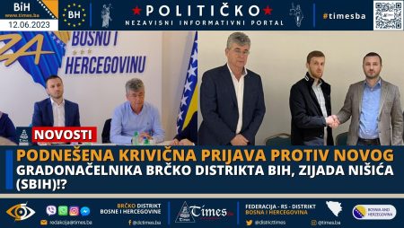 Podnešena Krivična Prijava protiv novog Gradonačelnika Brčko distrikta BiH, Zijada Nišića (SBIH)!? Podnešena Krivična Prijava protiv novog Gradonačelnika Brčko distrikta BiH, Zijada Nišića (SBIH)!?