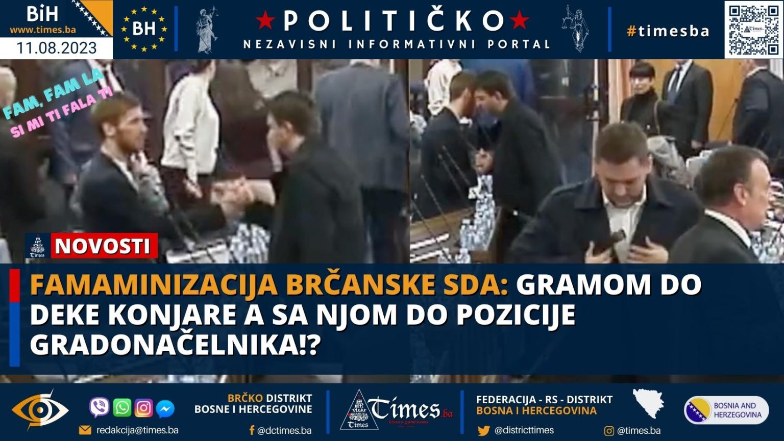 FAMAMINIZACIJA BRČANSKE SDA: Gramom do deke konjare a sa njom do pozicije gradonačelnika!?