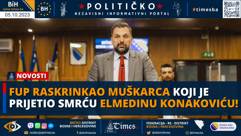 FUP raskrinkao muškarca koji je prijetio smrću Elmedinu Konakoviću!
