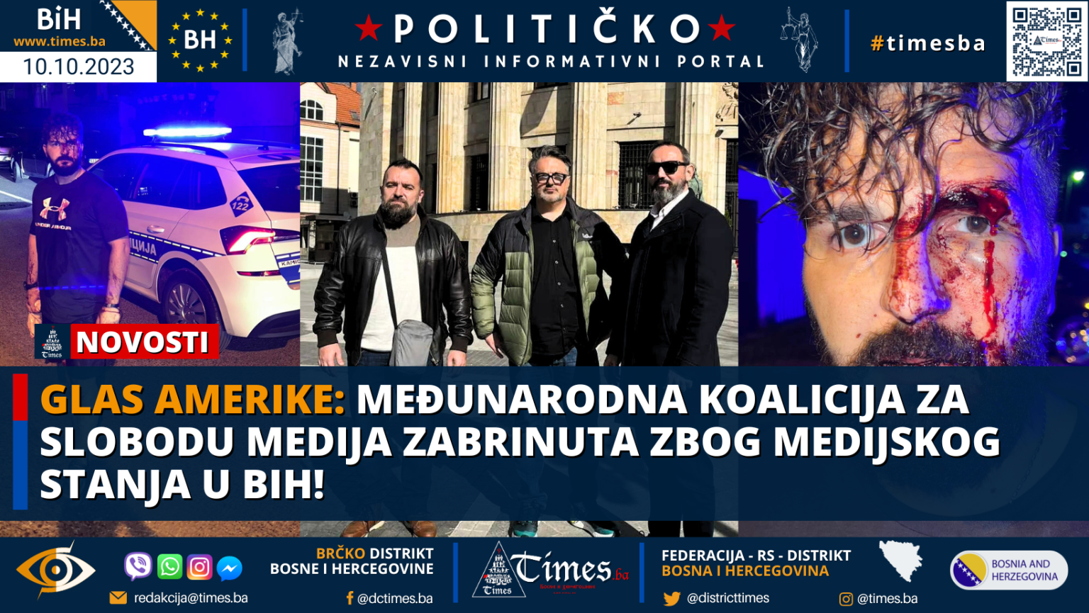 GLAS AMERIKE: Međunarodna Koalicija za slobodu medija zabrinuta zbog medijskog stanja u BiH!