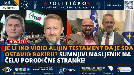 Je li iko vidio Alijin testament da je SDA ostavio Bakiru? Sumnjivi nasljenik na čelu porodične stranke!