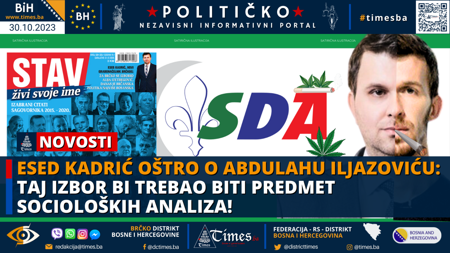 Esed Kadrić oštro o Abdulahu Iljazoviću: Taj izbor bi trebao biti predmet socioloških analiza!