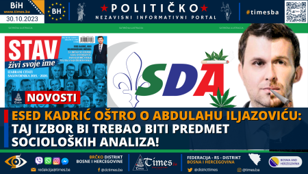 Esed Kadrić oštro o Abdulahu Iljazoviću: Taj izbor bi trebao biti predmet socioloških analiza!