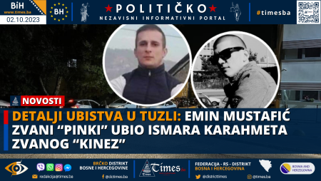 DETALJI UBISTVA U TUZLI: Emin Mustafić zvani “Pinki” ubio Ismara Karahmeta zvanog “Kinez”